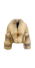 Load image into Gallery viewer, Gold Island Fox Fur Coat (on sale!)