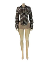 Load image into Gallery viewer, Contour Flannel Blouse