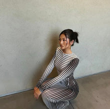 Load image into Gallery viewer, Picky Lines Dress