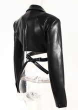 Load image into Gallery viewer, Leather Me Out Blazer
