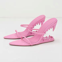 Load image into Gallery viewer, Bite Back Pink Heels