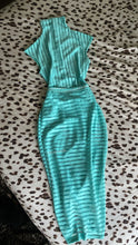 Load image into Gallery viewer, Striped Teal Set