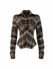 Load image into Gallery viewer, Contour Flannel Blouse