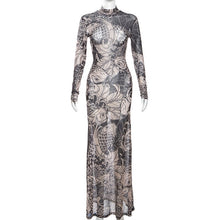 Load image into Gallery viewer, Yakuza Maxi Dress