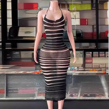 Load image into Gallery viewer, Mesh & Knit W Dress