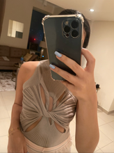 Load image into Gallery viewer, Cross Line Infinity top