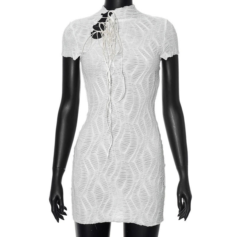 vivienne westwood corseted crochet knit mini dress Japanese Jasmine Dress – JOCURO studio