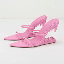 Load image into Gallery viewer, Bite Back Pink Heels
