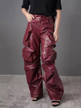 Load image into Gallery viewer, Antidote Cargo Pants (Burgundy)
